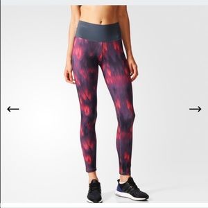 Adidas High-Rise All Over Print Long Tights
